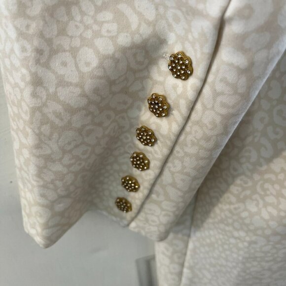 Soft Surroundings Plus-Size Leontine Ponte Rhinestone Blazer Set Sz 2X-1X - Picture 4 of 10